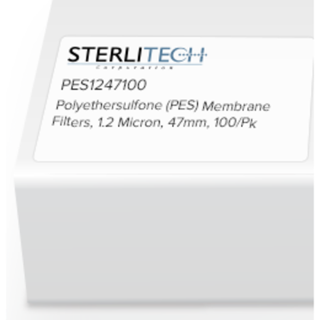 STERLITECH Polyethersulfone (PES) Membrane Filters, 1.2 Micron, 47mm, PK100 PES1247100